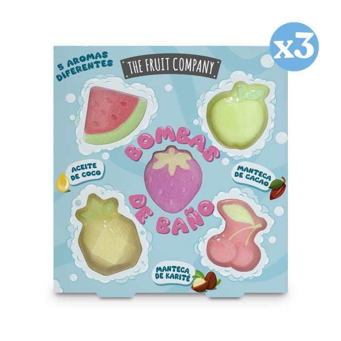 Pack 3x - Set Bombas de Baño - The Fruit Company - 1