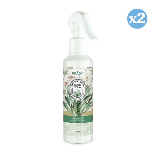 Pack 2x - AMBIENTADOR HOME SPRAY CITRONELA 220 ML - Prady - 1