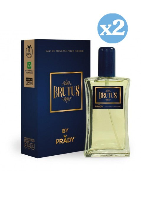 Pack 2x - COLONIA BRUTUS HOMME 100ML - Prady - 1