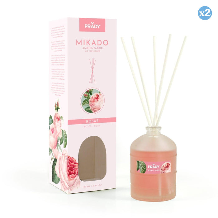 Pack 2x - MIKADO ROSAS 100 ML - Prady - 1