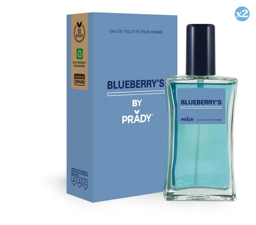 Pack 2x - COLONIA BLUEBERRY'S HOMME - Prady - 1