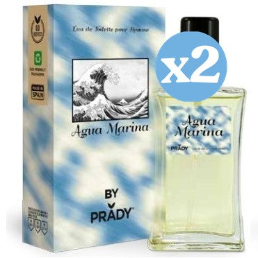 Pack 2x - COLONIA AGUA MARINA HOMME - Prady - 1