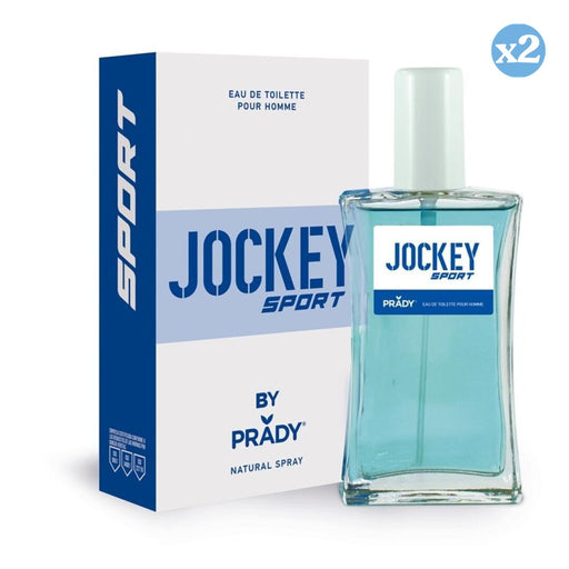 Pack 2x - COLONIA JOCKEY SPORT HOMME(AZUL  Y BLANCO) - Prady - 1