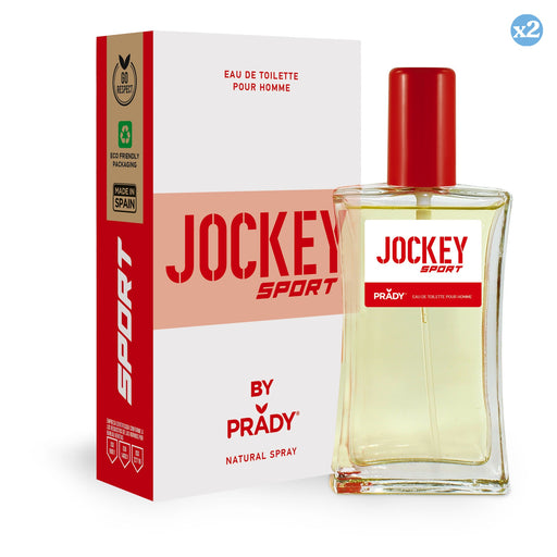 Pack 2x - COLONIA JOCKEY SPORT HOMME(ROJO  Y BLANCO) - Prady - 1