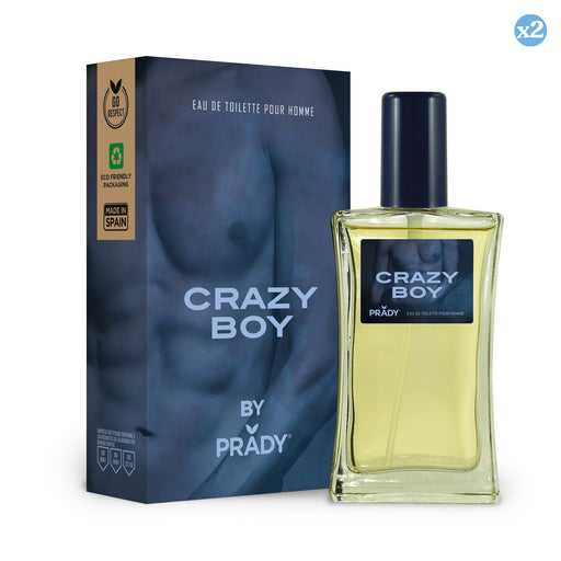 Pack 2x - COLONIA CRAZY BOY HOMME - Prady - 1