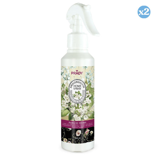 Pack 2x - AMBIENTADOR HOME SPRAY DAMA DE NOCHE 220ML - Prady - 1