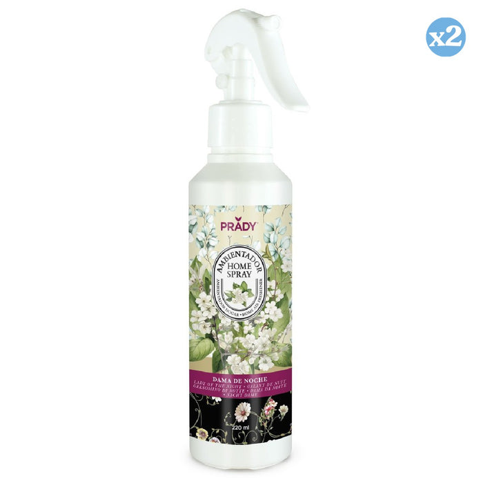 Pack 2x - AMBIENTADOR HOME SPRAY DAMA DE NOCHE 220ML - Prady - 1