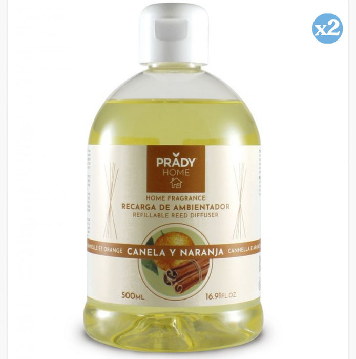 Recambio Mikado 500 ml | Ambientador en Formato Ahorro para Difusores con Varillas - Prady - 1