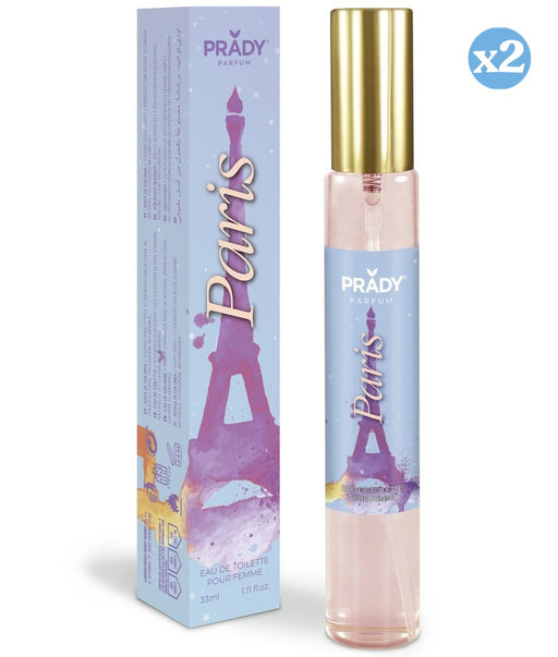 Pack 2x - EAU DE TOILETTE 33ML PARIS - Prady - 1