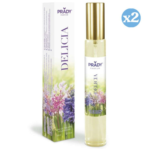 Pack 2x - EAU DE TOILETTE 33ML DELICIA - Prady - 1