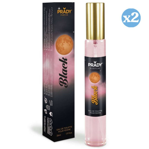 Pack 2x - EAU DE TOILETTE 33ML BLACK - Prady - 1