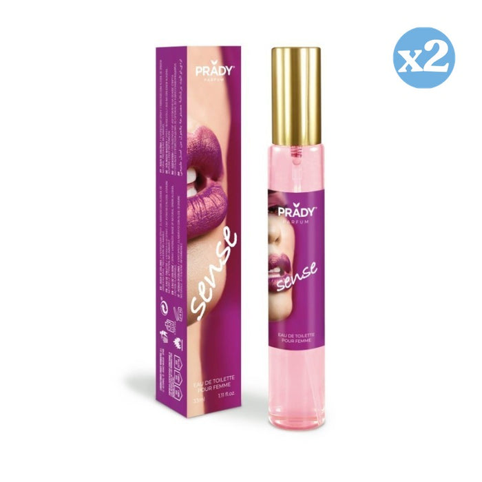 Pack 2x - EAU DE TOILETTE 33ML SENSE - Prady - 1