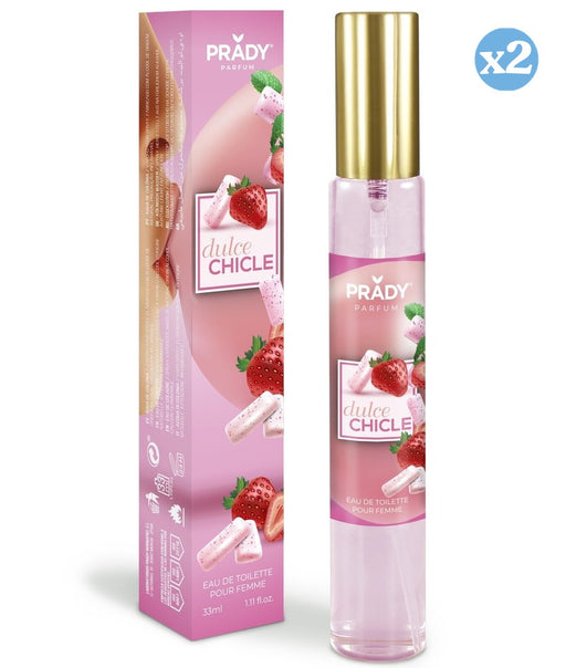 Pack 2x - EAU DE TOILETTE 33ML DULCE CHICLE FRUTAL - Prady - 1