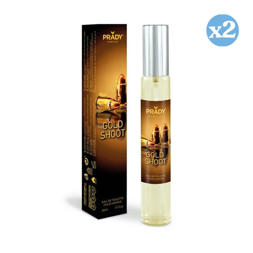 Pack 2x - EAU DE TOILETTE 33ML GOLD SHOOT - Prady - 1