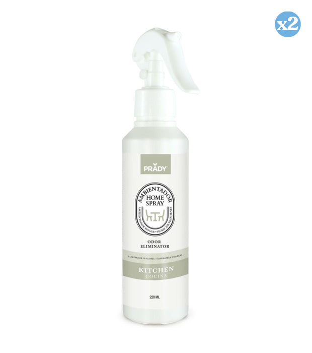 Ambientador Home Spray Eliminador de Olores – 220ml - Prady - 1