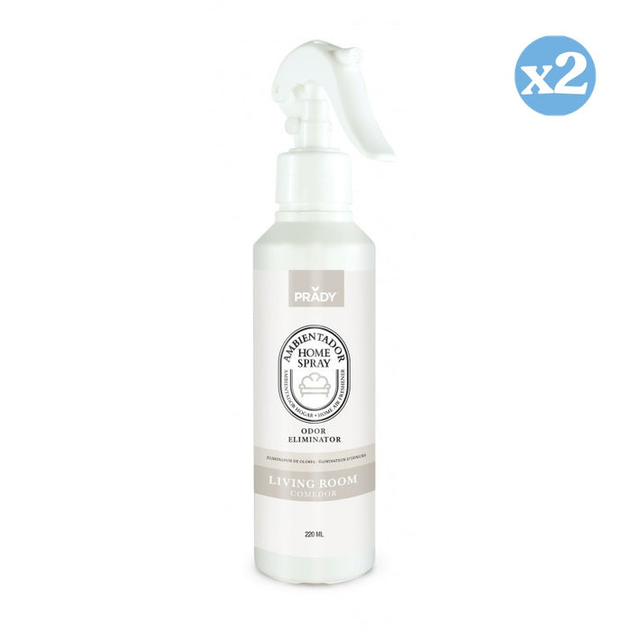 Ambientador Home Spray Eliminador de Olores – 220ml - Prady - 1