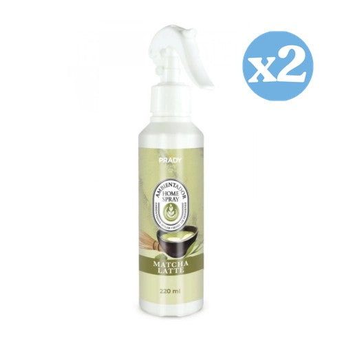 Pack 2x - AMBIENTADOR HOME SPRAY MATCHA LATTE 220ML - Prady - 1