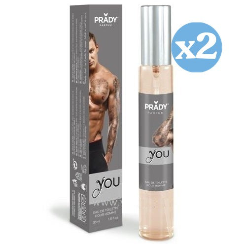 Pack 2x - EAU DE TOILETTE 33ML YOU - Prady - 1