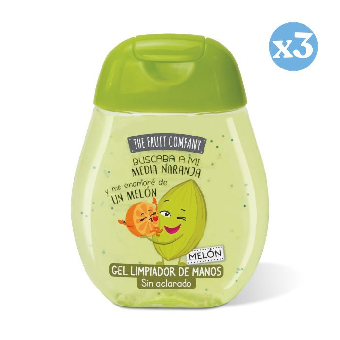 Pack 3x - GEL LIMPIADOR DE MANOS MELON - THE FRUIT COMPANY - The Fruit Company - 1