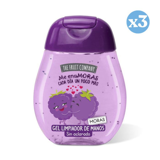 Pack 3x - GEL LIMPIADOR DE MANOS MORAS - THE FRUIT COMPANY - The Fruit Company - 1