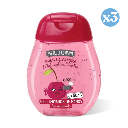 Pack 3x - GEL LIMPIADOR DE MANOS CEREZA - THE FRUIT COMPANY - The Fruit Company - 1