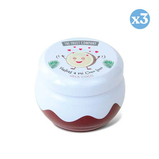 Pack 3x - Vela Coco - The Fruit Company - The Fruit Company - 1