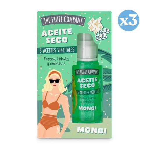Pack 3x: Aceite Seco - Dry Oil Glitter 40ml - The Fruit Company - 1
