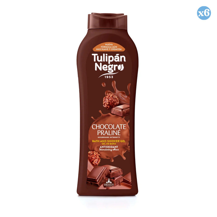 Pack 6x - Gel de Baño Tulipán Negro Chocolate Praliné 650 ml - Tulipan Negro - 1