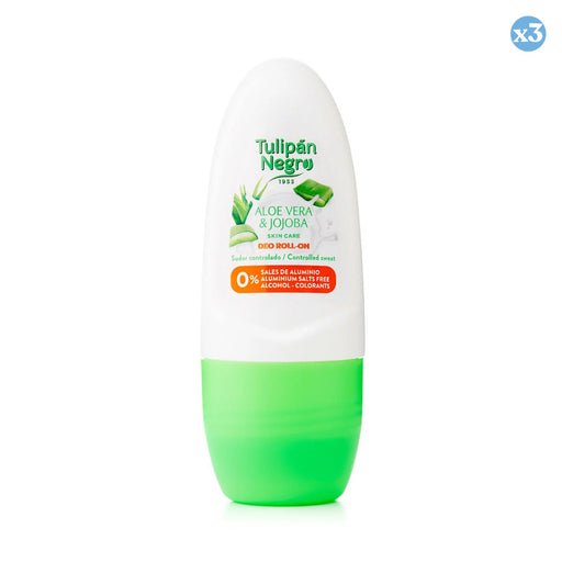 Pack 3x - DEO ROLL ON TULIPAN NEGRO ALOE Y JOJOBA 50 ML. - Tulipan Negro - 1