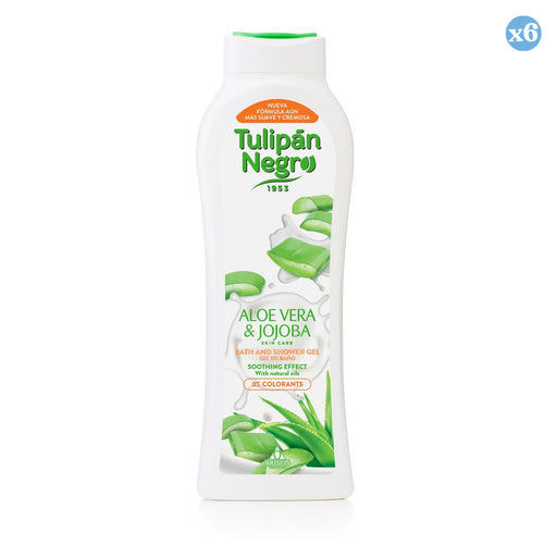 Pack 6x - Gel de baño Tulipán Negro Aloe Vera 650 ml - Tulipan Negro - 1