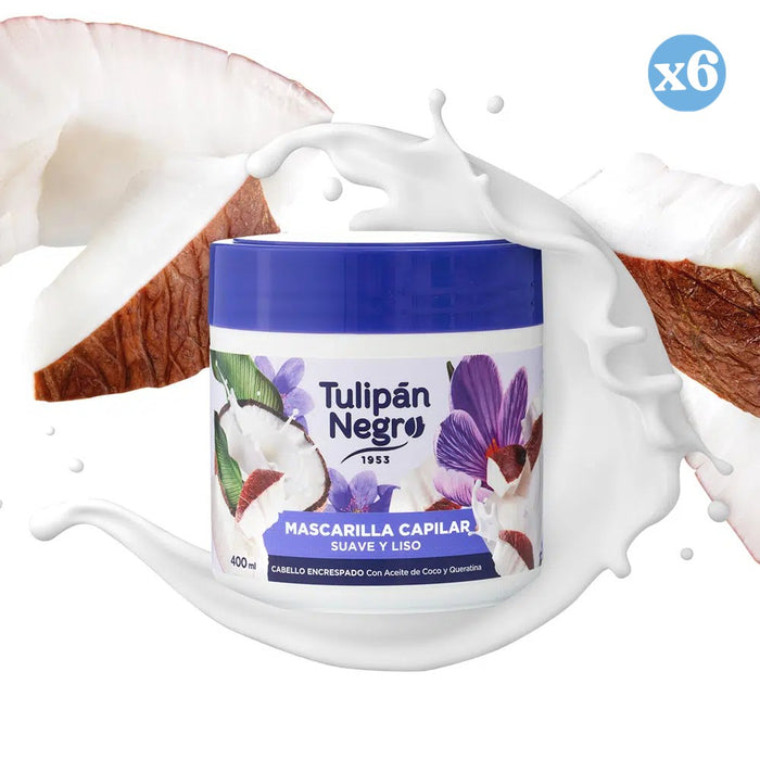 Pack 6x - MASCARILLA MICELAR TN SUAVE Y LISO 400ML - Tulipan Negro - 3