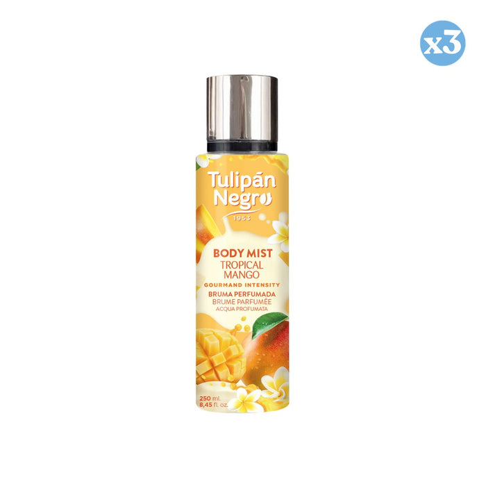 Pack 3x - Body Mist Tropical Mango - Tulipan Negro - 1