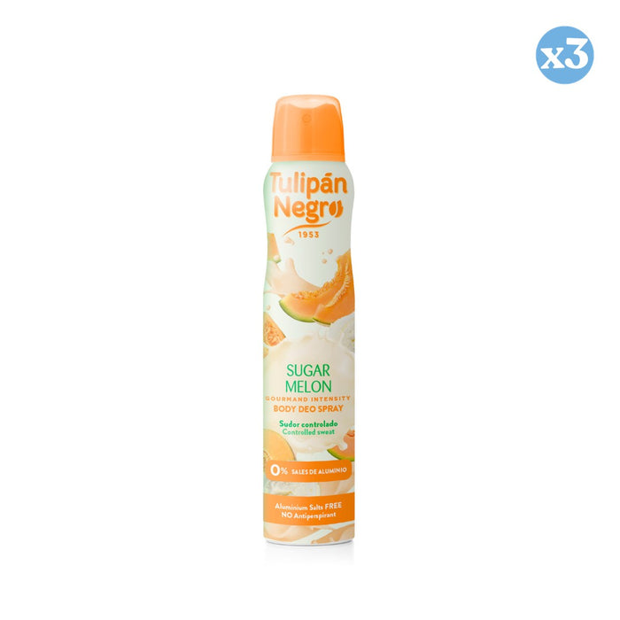 Pack 3x - Deo Spray Sugar Melon - Tulipan Negro - 1
