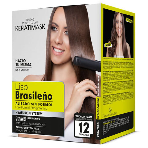 Pack 2 Alisado Brasileño Keratimask sin Formol - Be Natural - 2