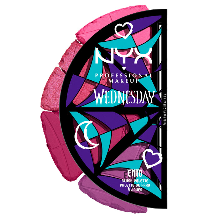Wednesday Stained Glass Blush Paleta - Nyx - 1