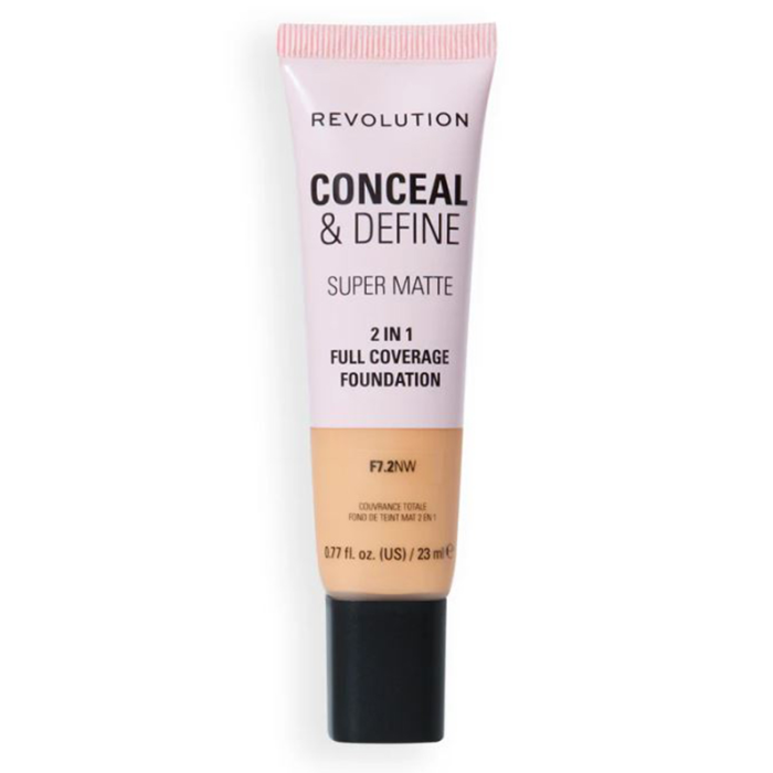 Base de Maquillaje Conceal & Define - Make Up Revolution : F7.2NW - 1