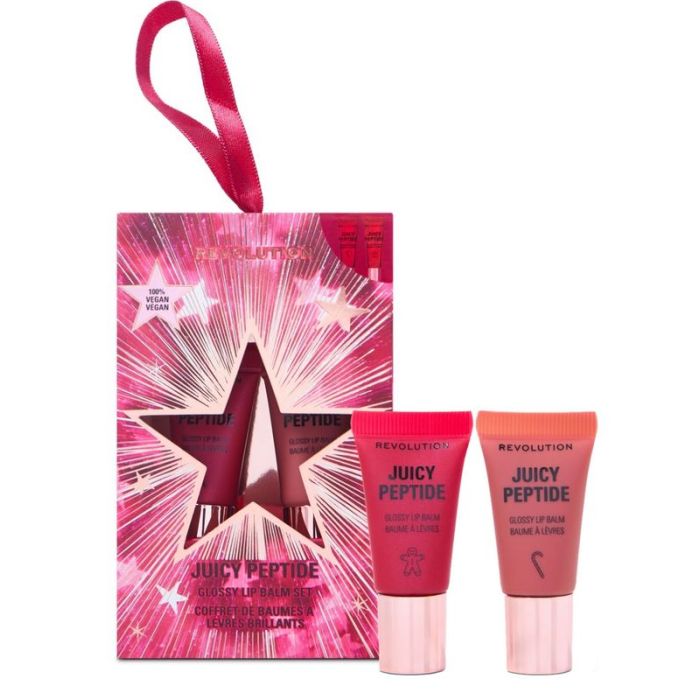 Juicy Peptide Mini Lip Balm Set de Regalo - Make Up Revolution - 1
