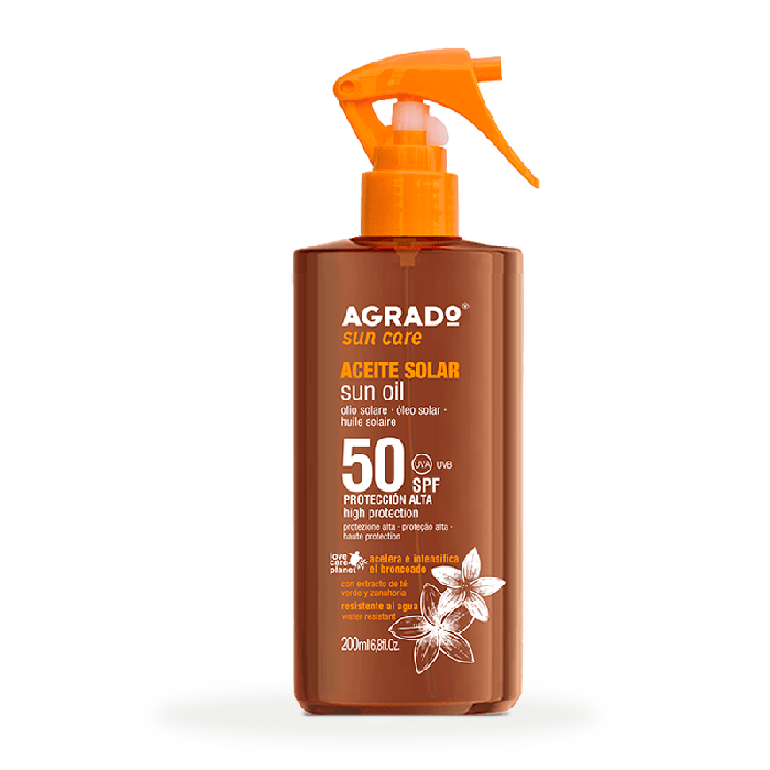 Aceite Solar Spf50 200 ml - Agrado - 1