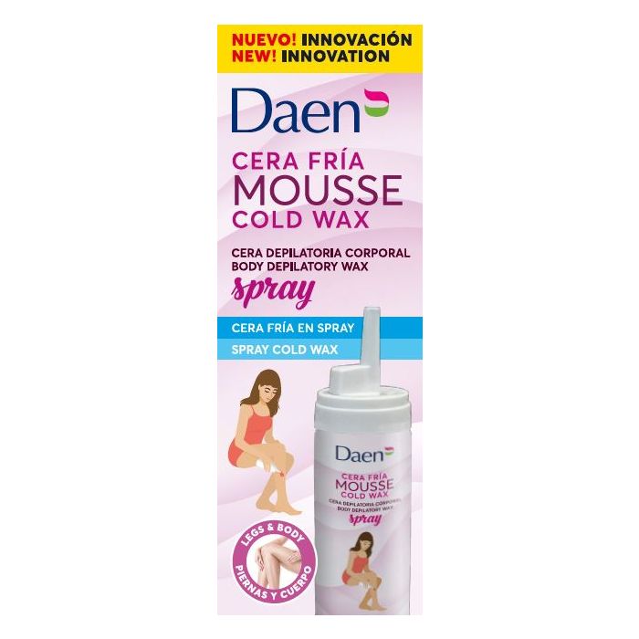 Cera Fría Mousse Cold Wax Cera Depilatoria Corporal Spray 80 ml - Daen - 1