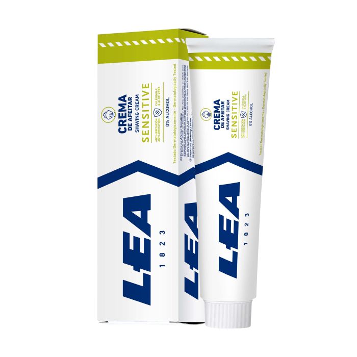 Crema de Afeitar Sensitive con Brocha 100 gr - Lea - 1
