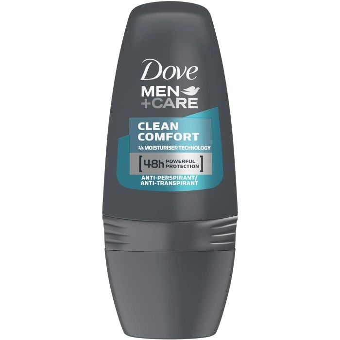 Men + Care Clean Confort Desodorante Roll-on Antitranspirante 50 ml - Dove - 1