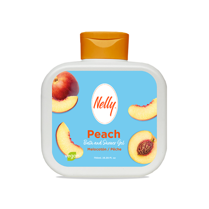 Gel de Ducha y Baño 750ml - Nelly : melocotón - 1