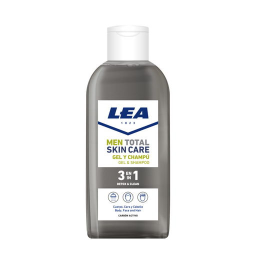 Men Total Skin Care Gel-champú 3en1 Detox - Cn - Lea - 1
