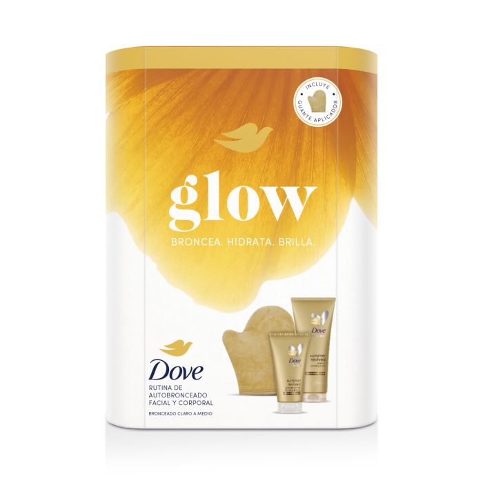 Glow Rutina de Autobronceado Facial y Corporal 275 ml - Dove - 1