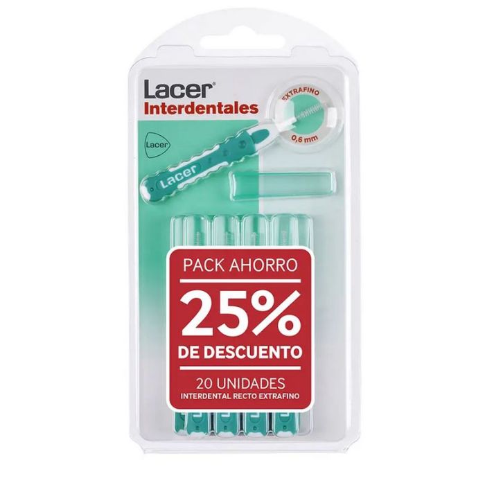 Cepillos Interdentales Rectos Extrafino Pack Ahorro - Lacer - 1