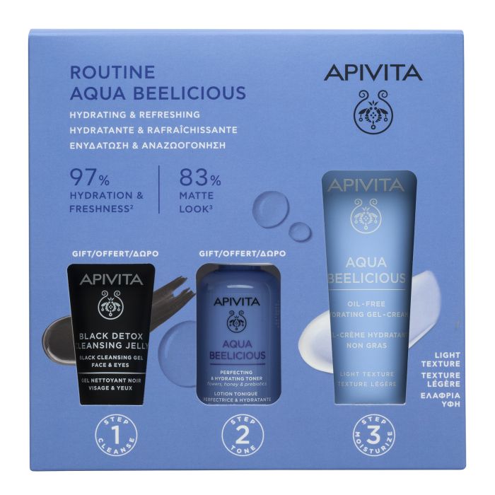 Pack Aqua Beelicious Rutina Hidratante y Refrescante 105 ml - Apivita - 1