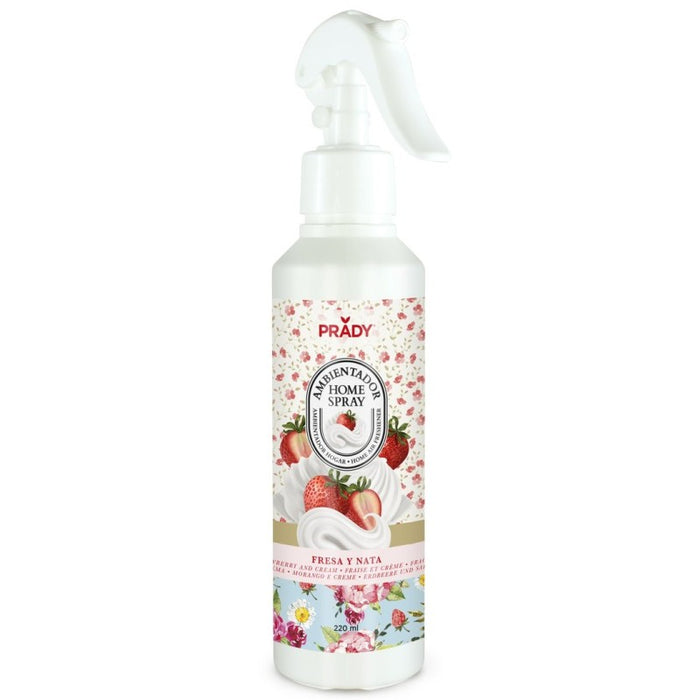 Ambientador en Spray para Hogar - Prady : Fresa y Nata 220ml - 1