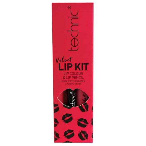 Velvet Lip Kit Perfilador de Labios + Labial Líquido - Technic Cosmetics - 1