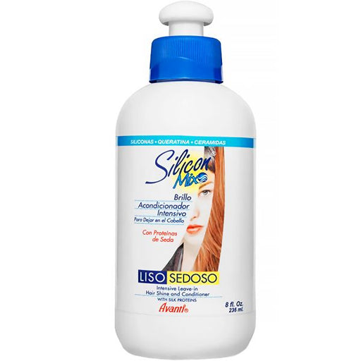 Leave-In Acondicionador sin Enjuague para Cabello Suave y Brillante - Liso Sedoso - Silicon Mix - 1