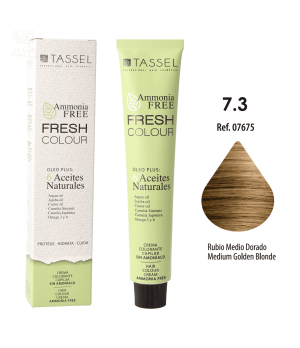 Tinte Fresh Colour sin Amoniaco 100ml - Tassel : 7.3 Rubio medio dorado - 1